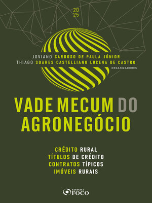 cover image of Vade Mecum do Agronegócio--1ª Ed--2025